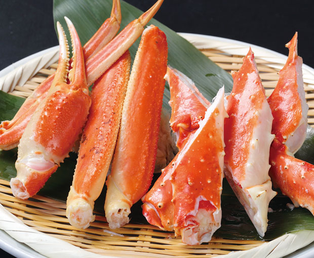 本タラバ蟹とズワイ蟹足の味比べ二大蟹