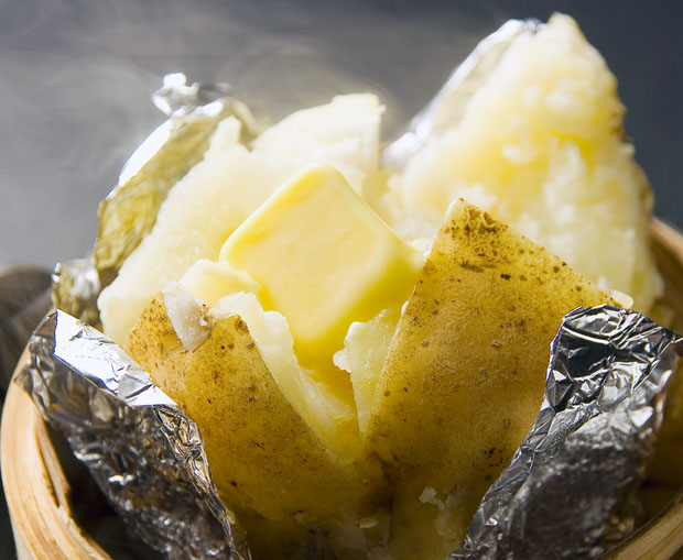 「男爵いも」のじゃがバター